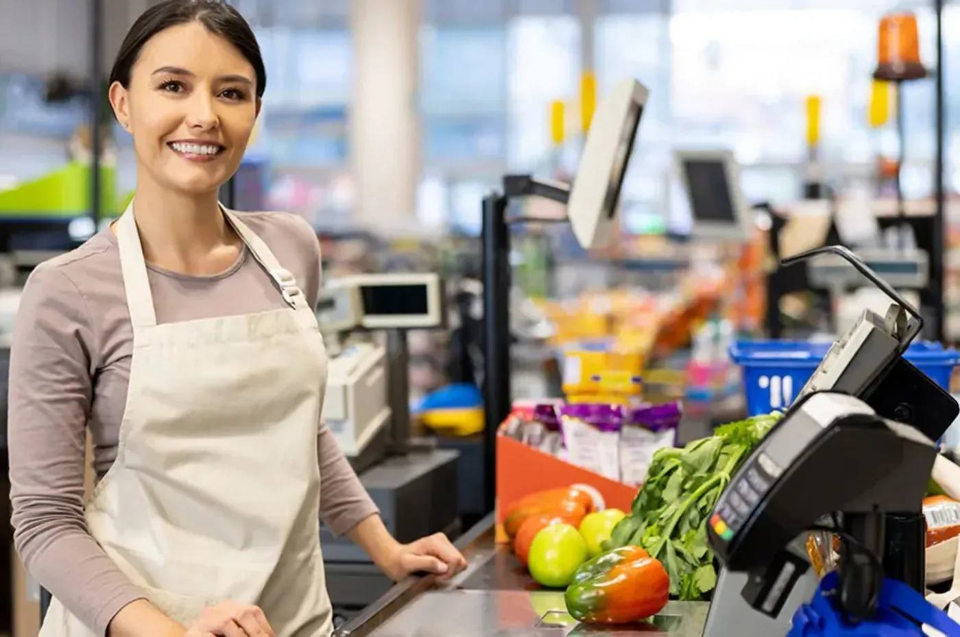 Le travail quotidien dans un établissement de type épicerie & supermarché